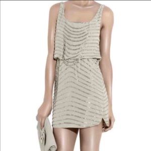 ✂️💸 Alice + Olivia "Gabby" Blouson Mini Dress